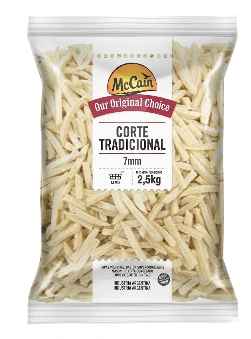 Papas Prefritas 7 mm