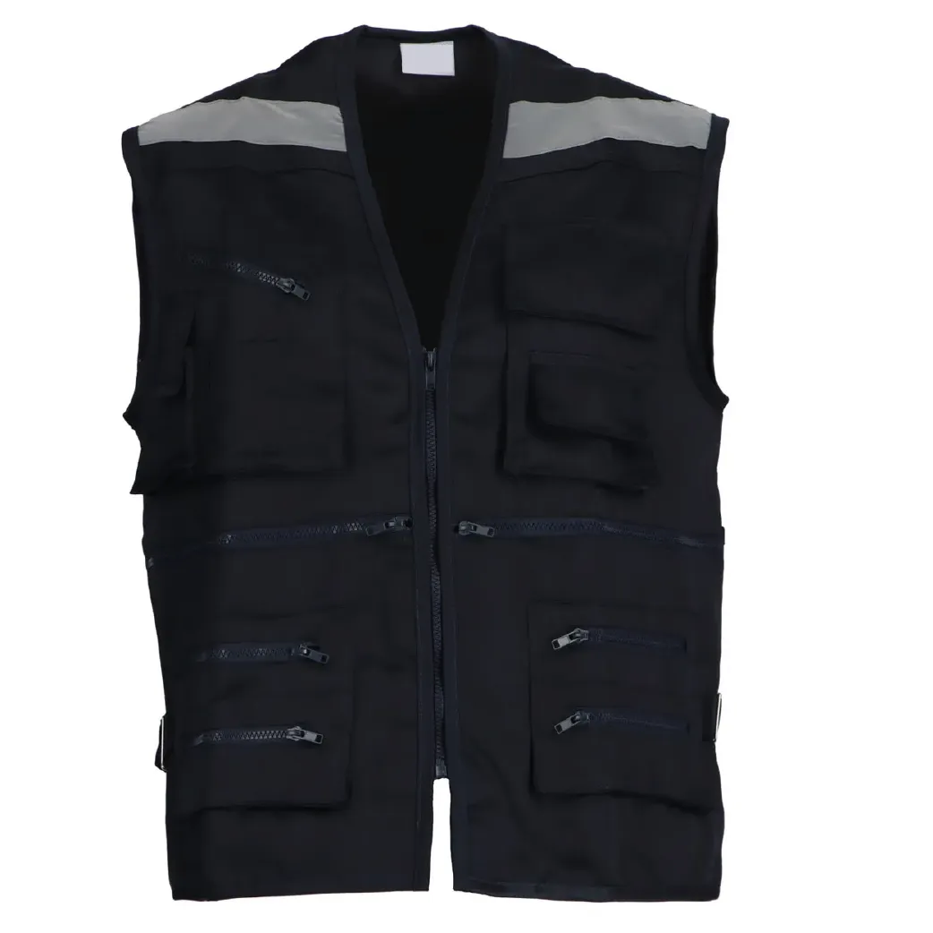 Chaleco Geólogo Gabardina - Azul Marino (S al XXL)