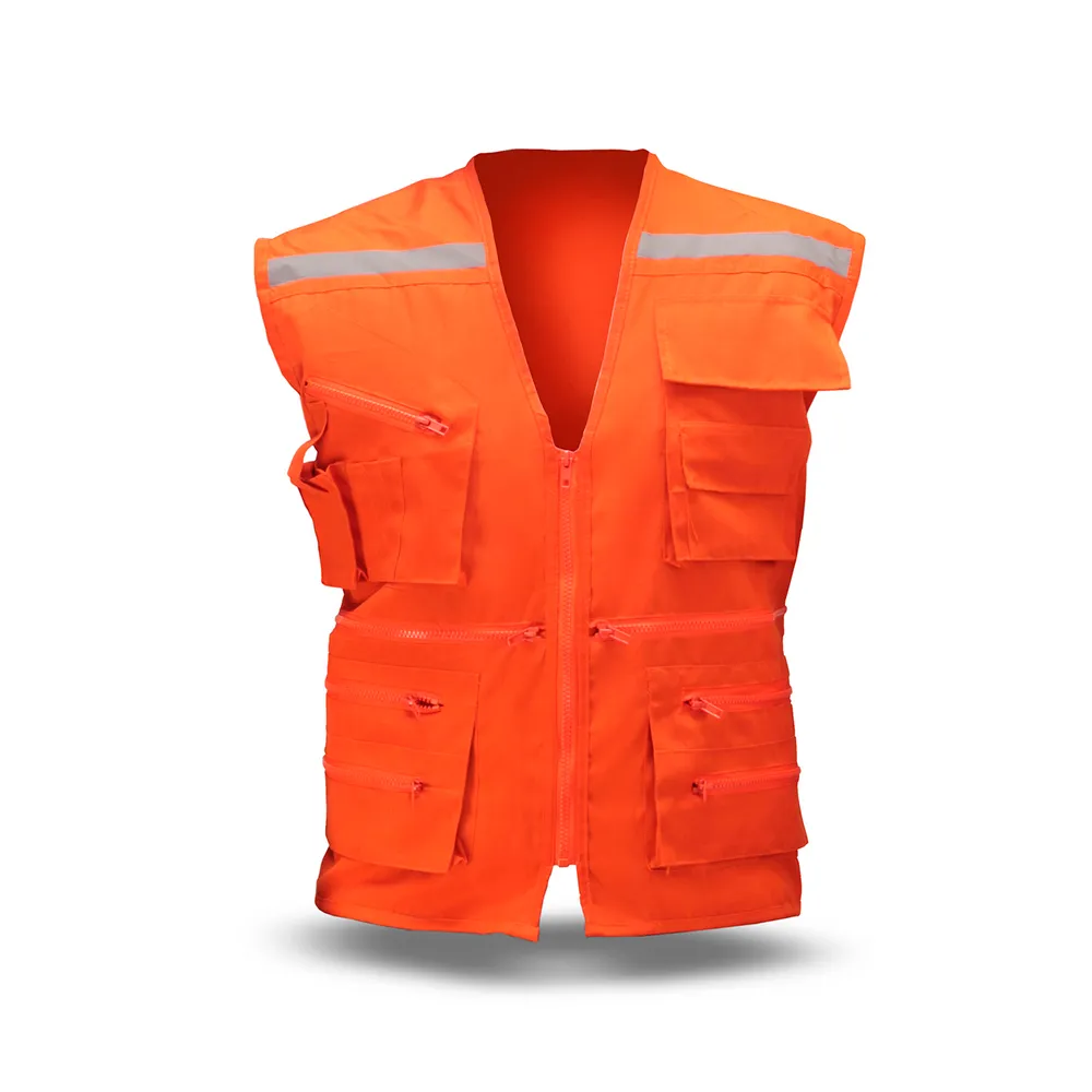 Chaleco Geólogo Gabardina - Naranjo (S al XXL)