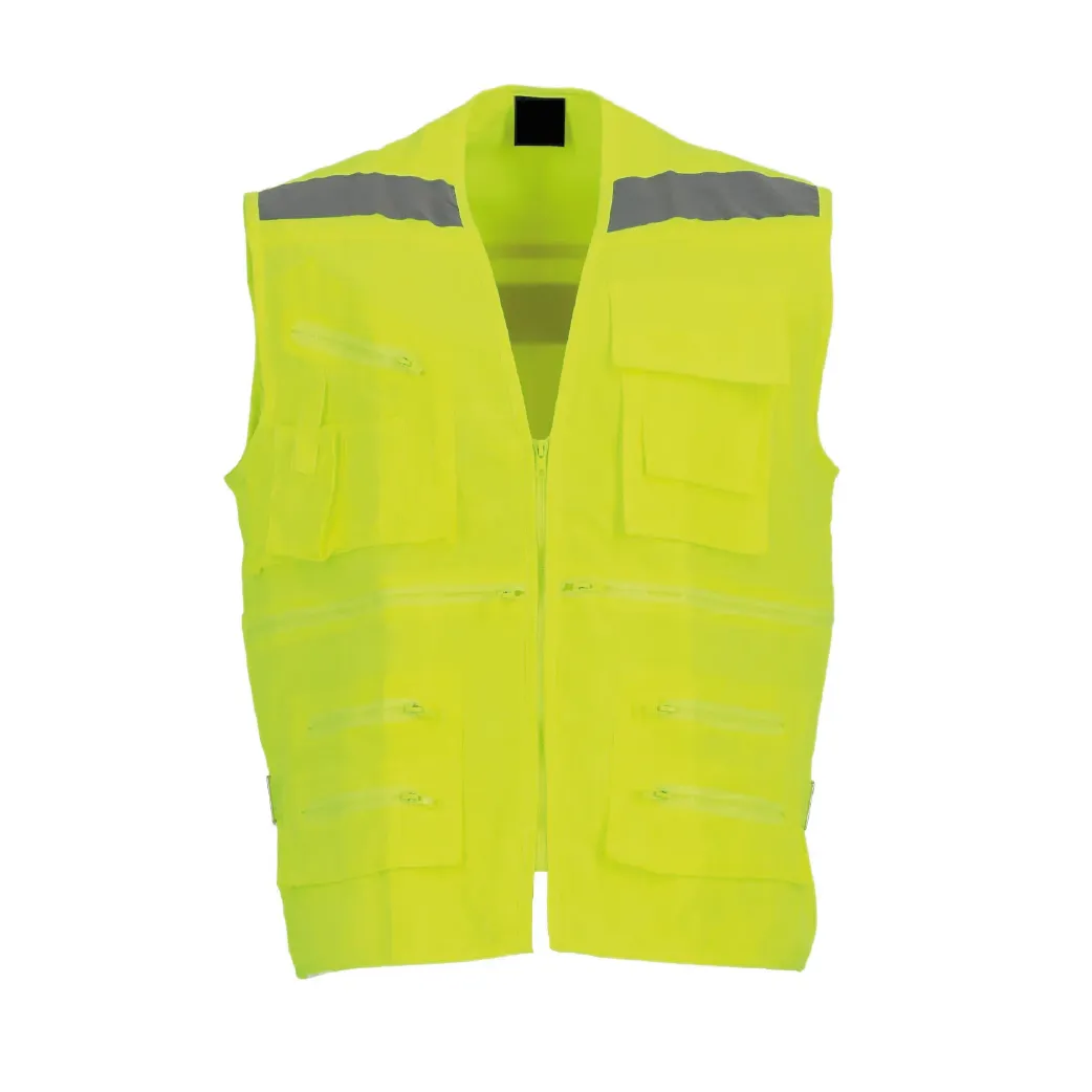 Chaleco Geólogo Poplín - Fluor (S al XXL)