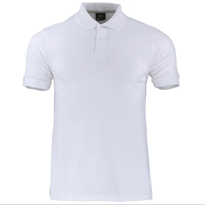Polera Piqué Manga Corta - Blanco (S, M, L, XL)