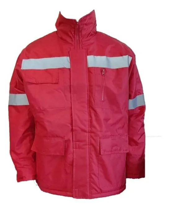 Parca Térmica con Reflectante - Rojo